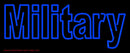 Military Handmade Art Neon Sign