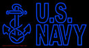Us Navy Handmade Art Neon Sign