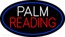Palm Reading Blue Border Handmade Art Neon Sign