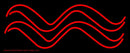 Red Aquarius Logo Handmade Art Neon Sign