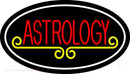 Red Astrology White Border Handmade Art Neon Sign