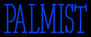 Blue Palmist Block Handmade Art Neon Sign