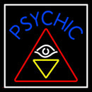 Blue Psychic Logo Handmade Art Neon Sign