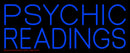 Blue Psychic Readings Handmade Art Neon Sign