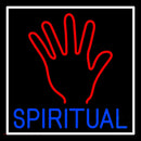 Blue Spiritual Handmade Art Neon Sign