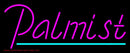 Pink Palmist With Turquoise Line Handmade Art Neon Sign