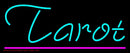 Turquoise Tarot Pink Line Handmade Art Neon Sign