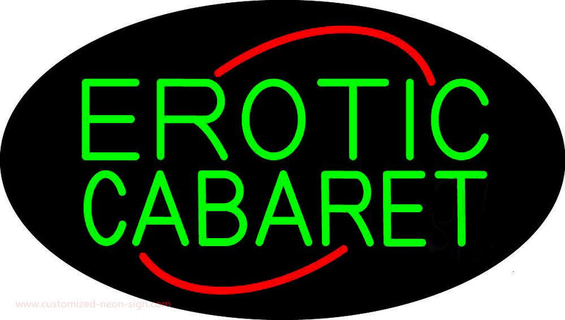 Erotic Cabaret Handmade Art Neon Sign