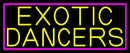Exotic Dancers Handmade Art Neon Sign