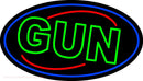 Green Gun Handmade Art Neon Sign