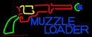 Muzzle Loader Handmade Art Neon Sign