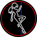 Pole Dance Girl Strip Club Handmade Art Neon Sign