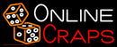 Online Craps Neon Sign