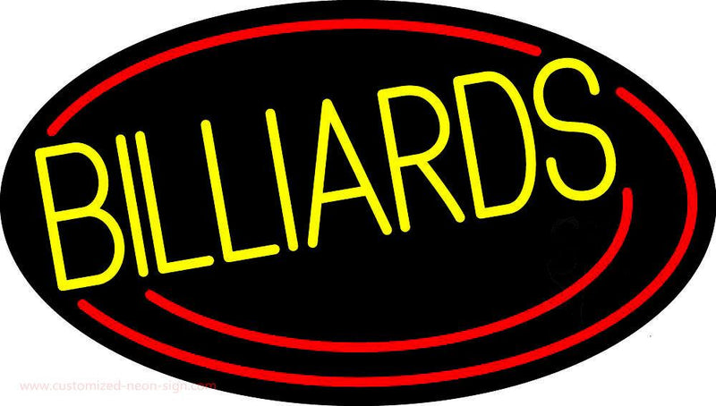 Vertical Billiards 2 Handmade Art Neon Sign