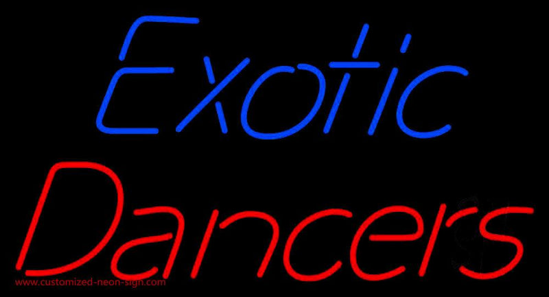 Exotic Dancers Handmade Art Neon Sign