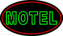Green Motel Handmade Art Neon Sign