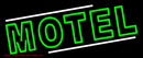 Green Motel Handmade Art Neon Sign