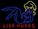 Live Nudes Girl Handmade Art Neon Sign