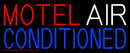 Motel Air Conditioned Handmade Art Neon Sign