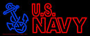 Us Navy Handmade Art Neon Sign