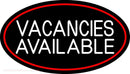 Vacancies Available With Border Handmade Art Neon Sign