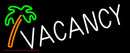 Vacancy With Tree Handmade Art Neon Sign