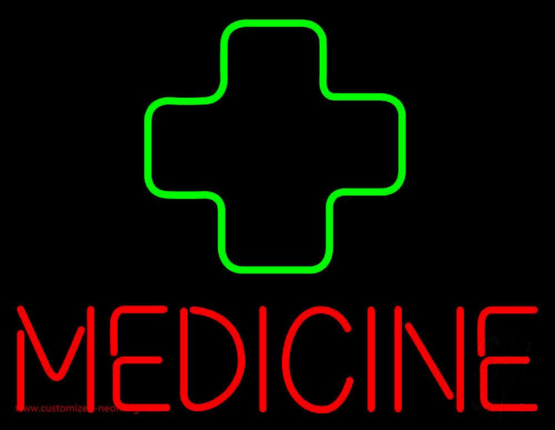 Medicine Handmade Art Neon Sign