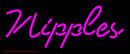 Nipples Handmade Art Neon Sign