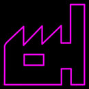 Pink House Handmade Art Neon Sign