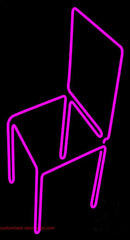 Chair Handmade Art Neon Sign