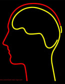 Human Head Handmade Art Neon Sign