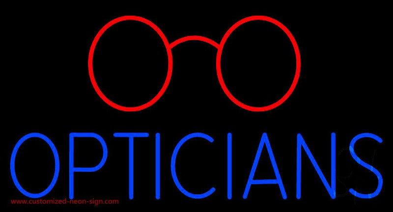 Opticians Handmade Art Neon Sign