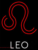 Leo Icon Handmade Art Neon Sign