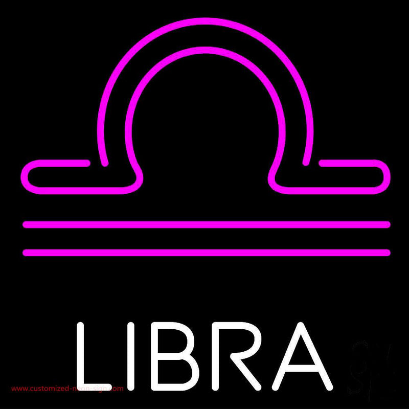 Libra Icon Handmade Art Neon Sign