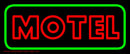 Motel Handmade Art Neon Sign