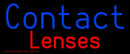 Contact Lenses Handmade Art Neon Sign