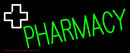 Green Pharmacy With Plus Logo Handmade Art Neon Sign