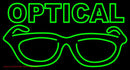 Optical With Glass Logo Handmade Art Neon Sign