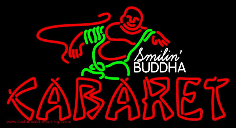 Double Stroke Cabaret Logo Handmade Art Neon Sign