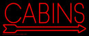 Cabins Handmade Art Neon Sign