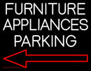 Furniture Appliances Parking Handmade Art Neon Sign