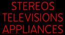 Stereos Televisions Appliances Handmade Art Neon Sign