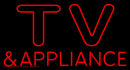 Tv And Appliance Handmade Art Neon Sign