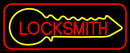 Blue Locksmith 1 Handmade Art Neon Sign