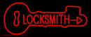 Locksmith Logo Handmade Art Neon Sign