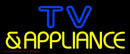 Tv And Appliance 3 Handmade Art Neon Sign