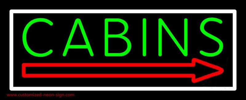 Cabin 2 Handmade Art Neon Sign
