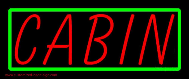 Cabin 4 Handmade Art Neon Sign