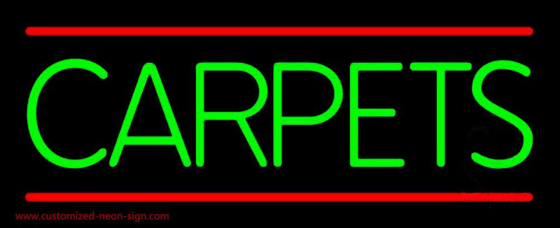 Green Carpets 1 Handmade Art Neon Sign