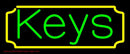 Keys 1 Handmade Art Neon Sign